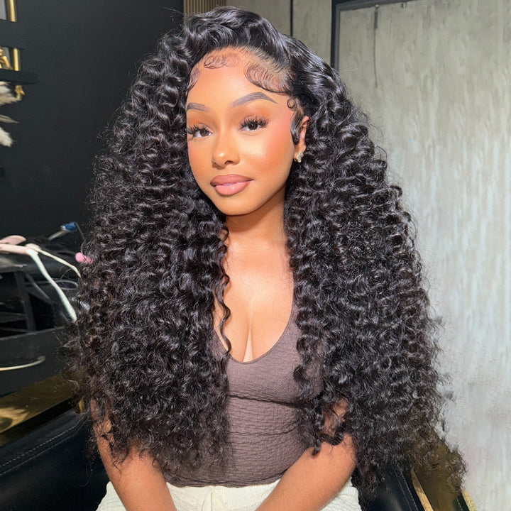 Orientfashion Deep Wave Wigs Human Hair 150% Density Lace Front Wigs for Black Women