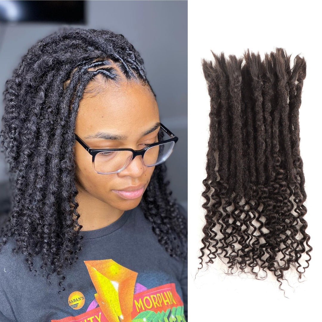 Orientfashion Deep Goddess Locs Human Hair (20 Locs Per Bundle)