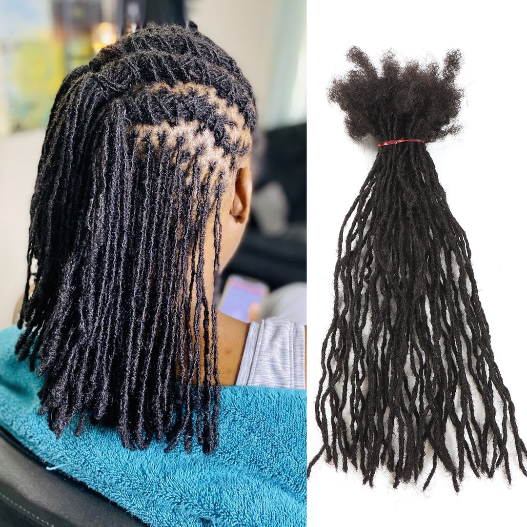 Orientfashion Interlocs Extensions Human Hair (20 Locs Per Bundle)