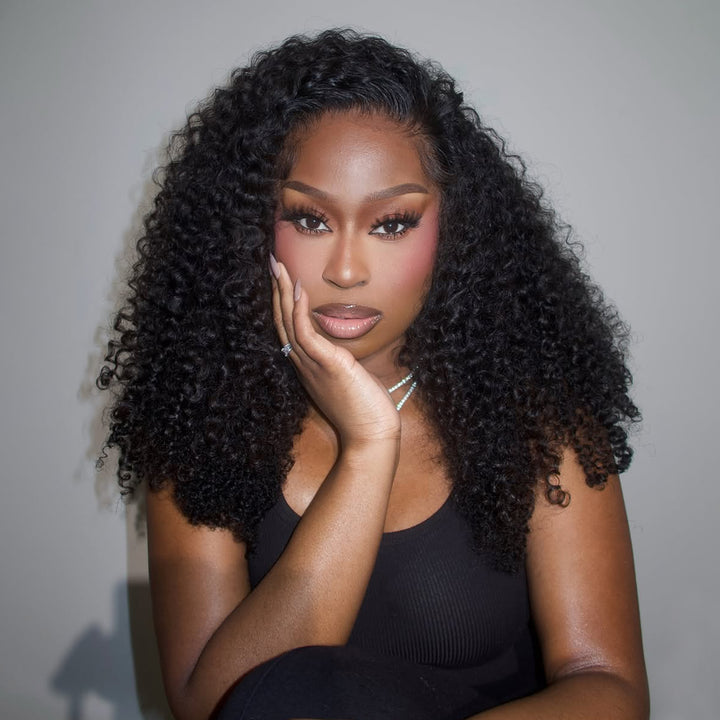 Orientfashion Deep Curly Tape In Human Hair Extensions 50g/pack