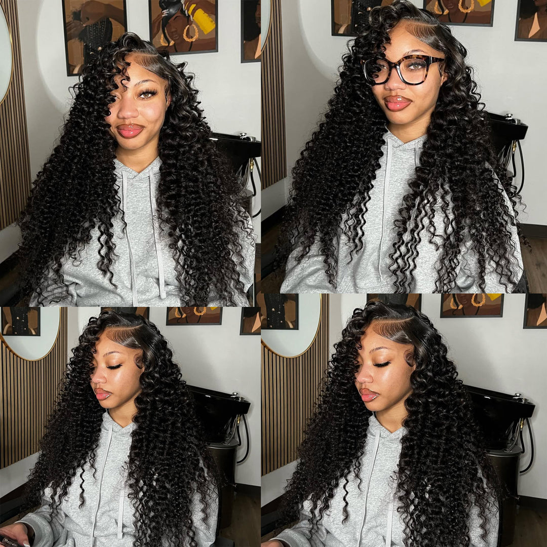 Orientfashion Deep Wave Tape In Hair Extensions Natural Black 100% Human Hair 50g/pack