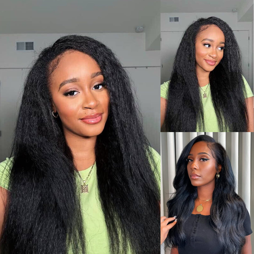 Orientfashion Kinky Straight Tape in Hair Extensions Human Hair 50g/pack