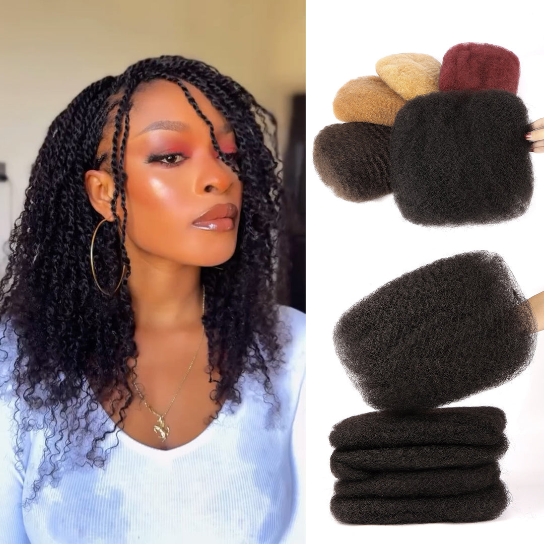 Orientfashion Afro Kinky Bulk Human Hair 50g/Pack