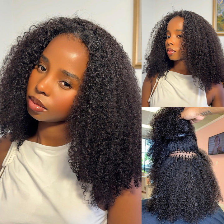 Orientfashion Kinky Curly I Tip Human Hair Extension for Black Women 100g/pack