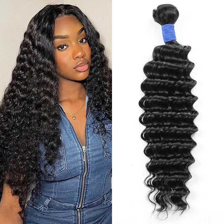 Orientfashion 100% Human Hair Deep Wave Human Hair Bundles for Women