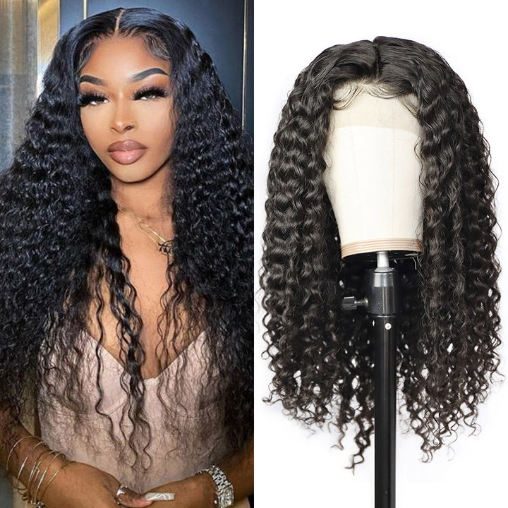 Orientfashion Deep Wave Wigs Human Hair 150% Density Lace Front Wigs for Black Women