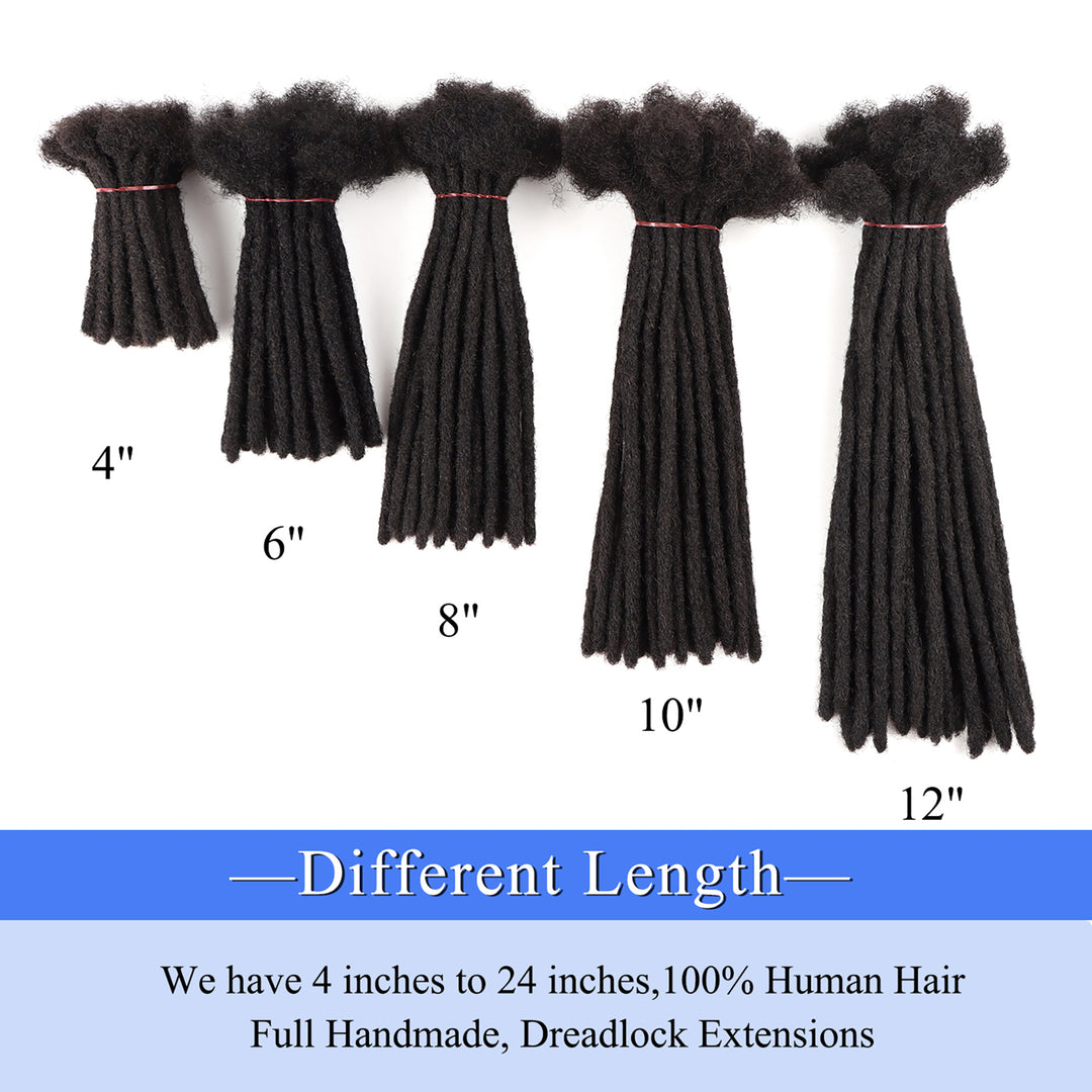 Orientfashion Handmade Loc Extensions Human Hair Dreadlocks (20 Locs Per Bundle)