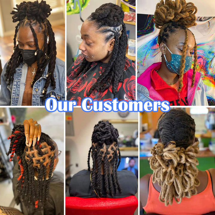 Orientfashion Handmade Loc Extensions Human Hair Dreadlocks (20 Locs Per Bundle)