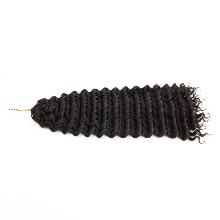 Orientfashion Deep Wave Feather Crochet Human Hair Extensions 100g/pack