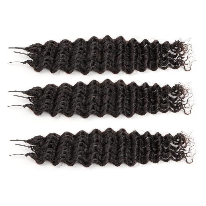 Orientfashion Loose Wave Feather Crochet Human Hair Extensions 100g/pack