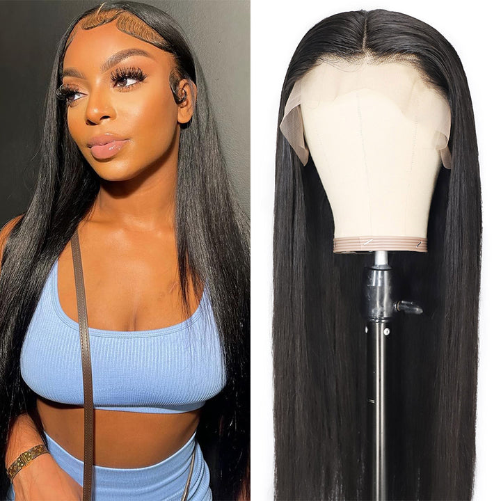 Orientfashion 13*4 Straight Lace Front Wigs Human Hair Brazilian Virgin Wigs for Women