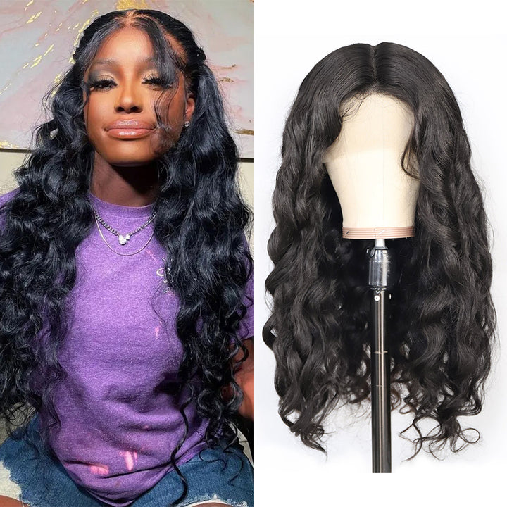 Orientfashion Brazilian Remy Human Hair Wigs Loose Wave Lace Front Wigs 13*4