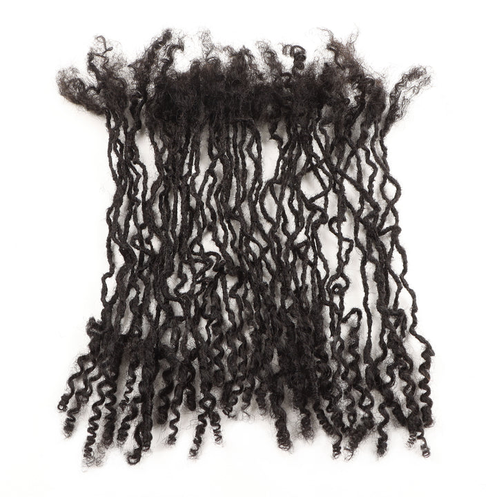 Orientfashion Interlocs Human Hair with Curly Ends (20 Locs Per Bundle)