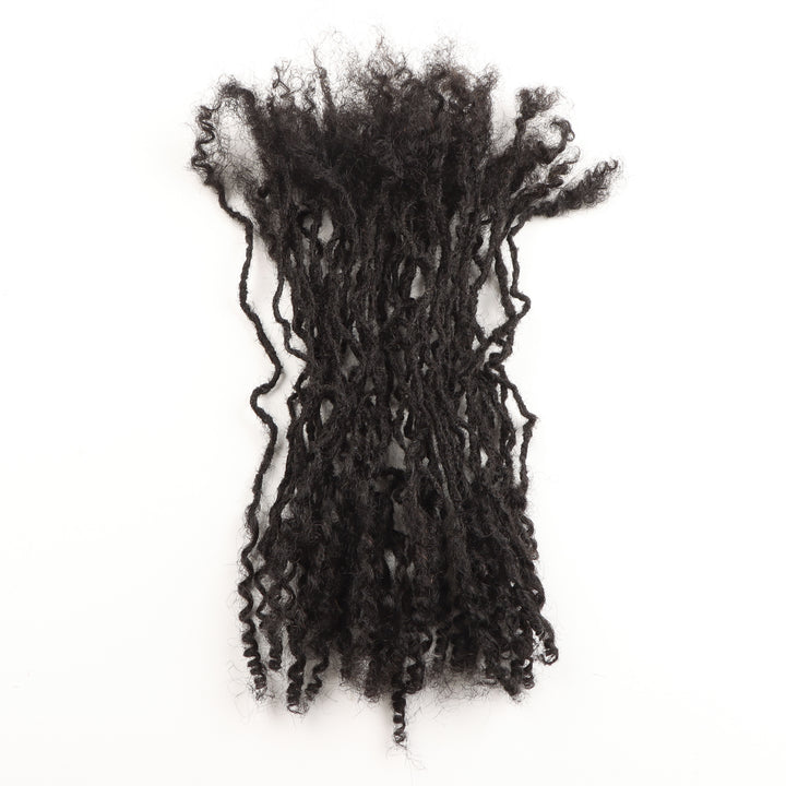 Orientfashion Interlocs Human Hair with Curly Ends (20 Locs Per Bundle)