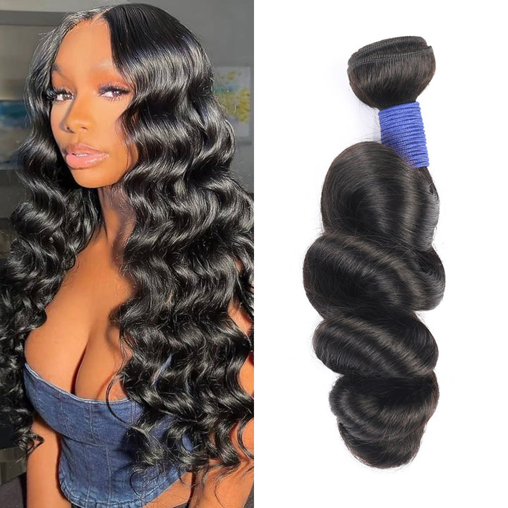 Orientfashion Brazilian Remy Human Hair Bundles Loose Wave 95g/piece