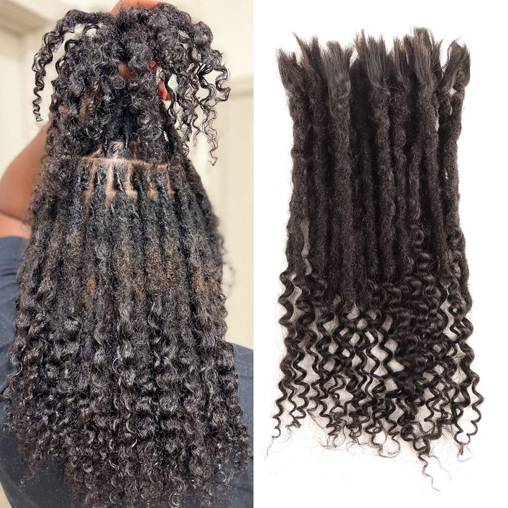 Orientfashion Deep Goddess Locs Human Hair (20 Locs Per Bundle)