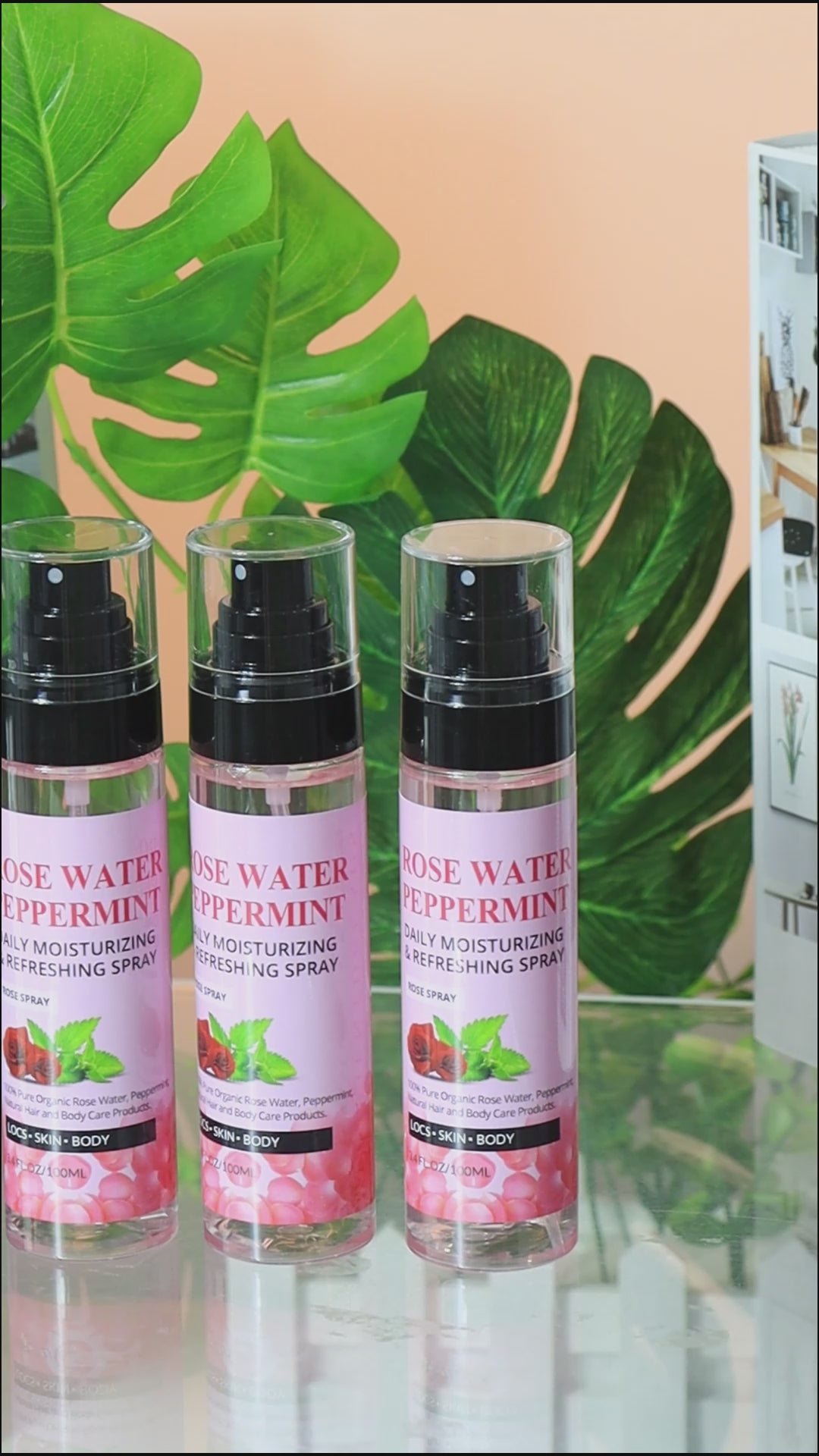 Orientfashion Moisturizing Refreshing Rose Water Spray