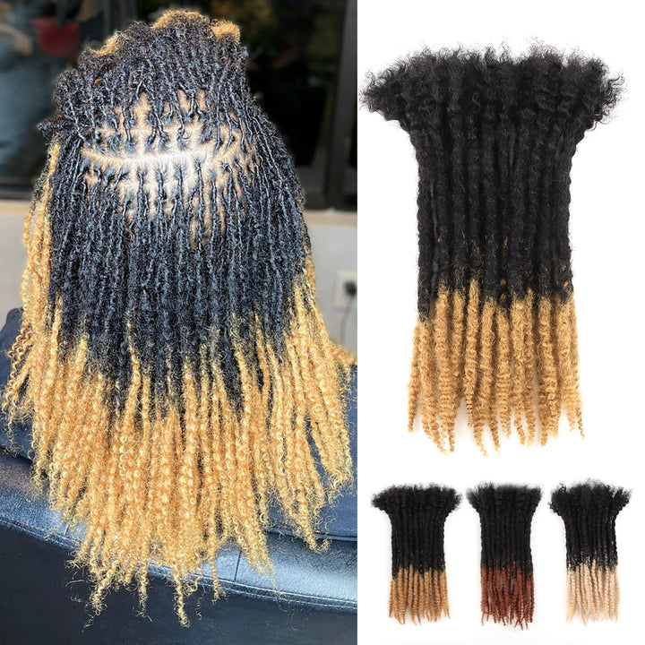 Orientfashion Ombre Textured Locs Human Hair (20 Locs Per Bundle)