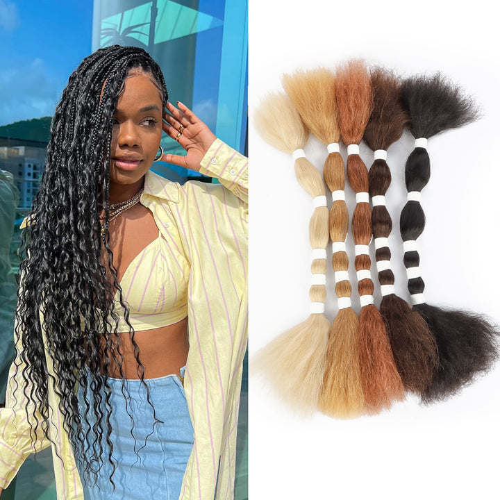 Orientfashion Wet and Wavy Human Hair for Braiding