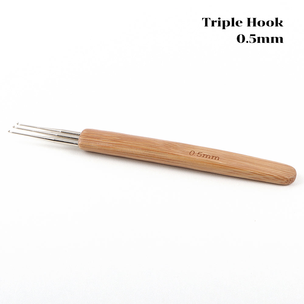 Orientfashion 0.4mm 0.5mm 0.75mm Crochet Hooks for Dreadlocks